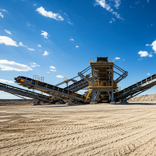 Heavy industrial mining equipment and processing plant requiring scale calibration